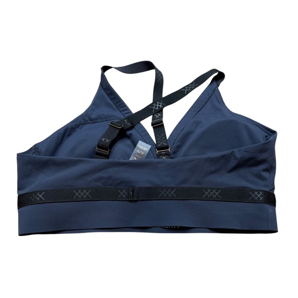 RHONE Women's High-Form Sports Bra Navy Blue XL Crisscross Straps Activewear - Picture 2 of 7